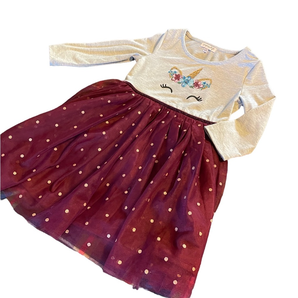 Girls Unicorn Party Dress
